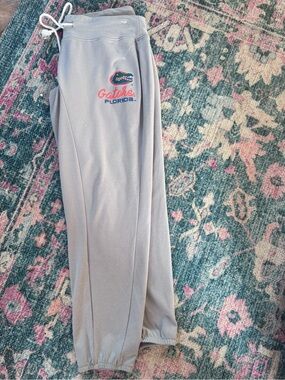 Florida Gators Women Grey Sweatpants - Collegiate Logo